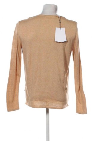 Мъжки пуловер Selected Homme, Размер L, Цвят Бежов, Цена 68,00 лв.