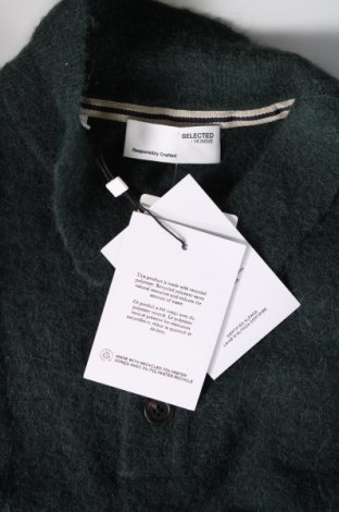 Мъжки пуловер Selected Homme, Размер M, Цвят Зелен, Цена 68,00 лв.