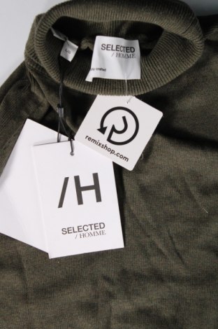 Ανδρικό πουλόβερ Selected Homme, Μέγεθος L, Χρώμα Πράσινο, Τιμή 9,81 €
