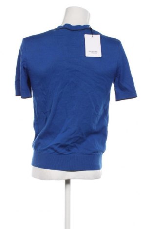 Мъжки пуловер Selected Homme, Размер M, Цвят Син, Цена 68,00 лв.