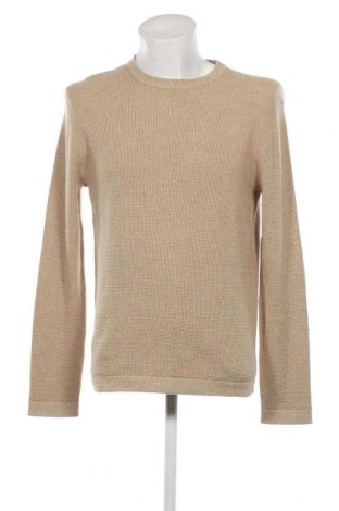 Мъжки пуловер Selected Homme, Размер L, Цвят Бежов, Цена 34,00 лв.