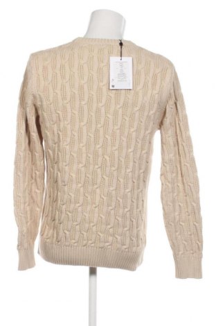 Мъжки пуловер Selected Homme, Размер L, Цвят Бежов, Цена 34,68 лв.