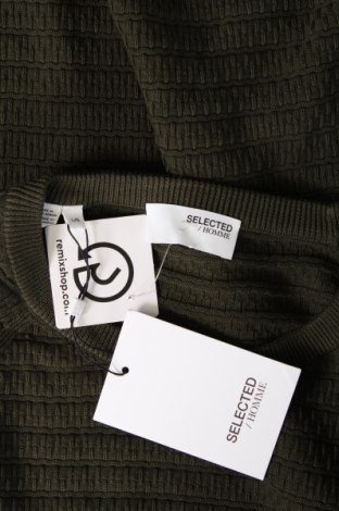 Pánsky sveter  Selected Homme, Veľkosť L, Farba Zelená, Cena  16,12 €