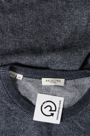 Мъжки пуловер Selected Homme, Размер XXL, Цвят Сив, Цена 17,28 лв.