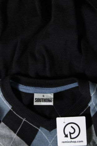 Мъжки пуловер Southern, Размер S, Цвят Черен, Цена 13,92 лв.