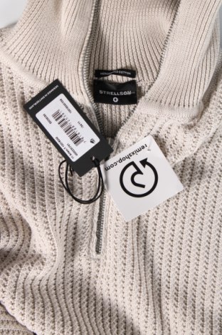 Мъжки пуловер Strellson, Размер M, Цвят Бежов, Цена 66,00 лв.