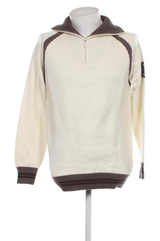 Мъжки пуловер Tom Tailor, Размер L, Цвят Бял, Цена 16,53 лв.