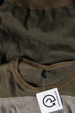 Мъжки пуловер United Colors Of Benetton, Размер L, Цвят Зелен, Цена 9,12 лв.