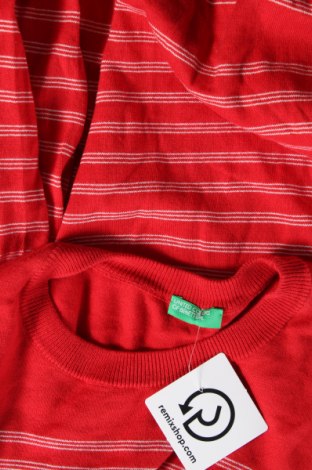 Ανδρικό πουλόβερ United Colors Of Benetton, Μέγεθος XL, Χρώμα Κόκκινο, Τιμή 7,43 €