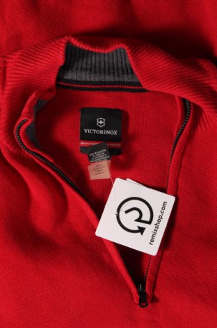 Мъжки пуловер Victorinox, Размер XL, Цвят Червен, Цена 44,00 лв.