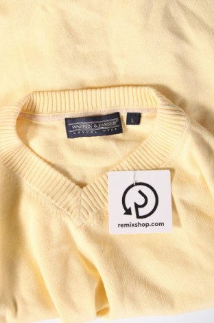 Ανδρικό πουλόβερ Warren & Parker, Μέγεθος L, Χρώμα Κίτρινο, Τιμή 7,89 €