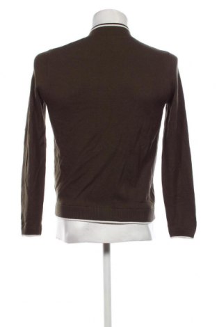 Мъжки пуловер Zara, Размер M, Цвят Зелен, Цена 12,42 лв.