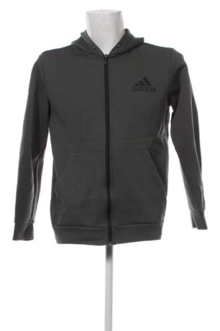 Herren Sweatshirt Adidas, Größe L, Farbe Grün, Preis 27,14 €