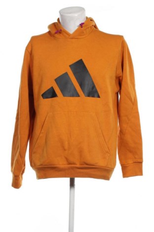 Ανδρικό φούτερ Adidas, Μέγεθος L, Χρώμα Πορτοκαλί, Τιμή 24,04 €