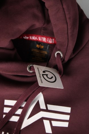 Herren Sweatshirt Alpha Industries, Größe S, Farbe Rot, Preis € 38,60