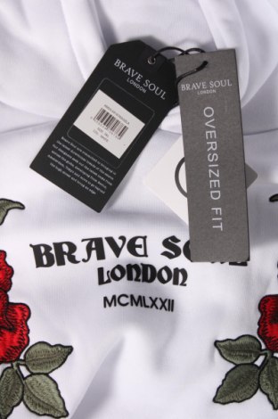 Herren Sweatshirt Brave Soul, Größe 5XL, Farbe Weiß, Preis 44,85 €