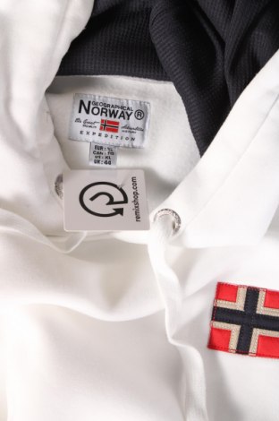 Pánska mikina  Geographical Norway, Veľkosť XL, Farba Biela, Cena  54,90 €