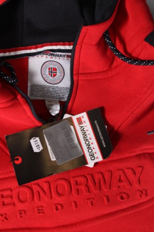 Męska bluza Geographical Norway, Rozmiar L, Kolor Czerwony, Cena 363,84 zł