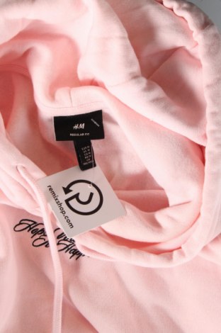 Мъжки суичър H&M, Размер M, Цвят Розов, Цена 24,07 лв.