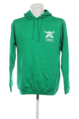 Ανδρικό φούτερ Just hoods, Μέγεθος L, Χρώμα Πράσινο, Τιμή 17,94 €