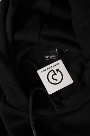 Ανδρικό φούτερ Only & Sons, Μέγεθος XL, Χρώμα Μαύρο, Τιμή 17,07 €