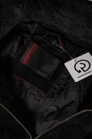 Ανδρικό δερμάτινο μπουφάν, Μέγεθος XL, Χρώμα Μαύρο, Τιμή 64,20 €
