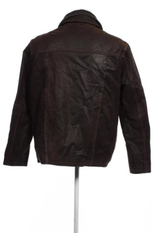 Мъжко кожено яке, Размер XL, Цвят Черен, Цена 26,75 лв.