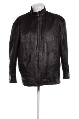 Ανδρικό δερμάτινο μπουφάν, Μέγεθος XXL, Χρώμα Μαύρο, Τιμή 60,89 €