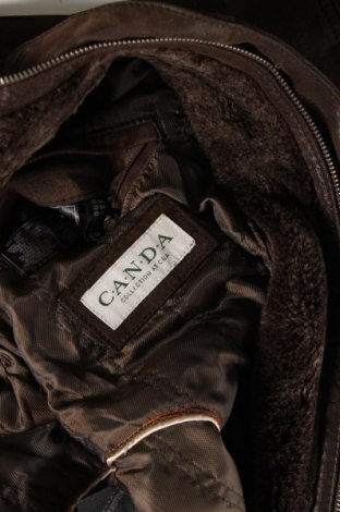 Pánská kožená bunda  Canda, Velikost XL, Barva Hnědá, Cena  682,00 Kč
