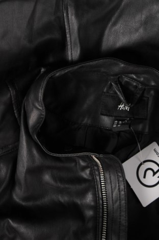 Pánska kožená bunda  H&M, Veľkosť XL, Farba Čierna, Cena  23,06 €