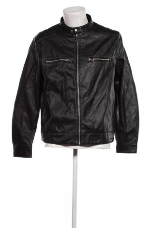 Ανδρικό δερμάτινο μπουφάν H&M, Μέγεθος XL, Χρώμα Μαύρο, Τιμή 25,16 €