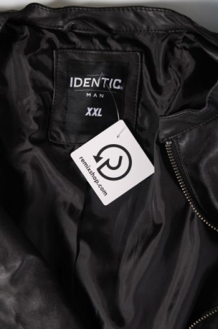 Pánska kožená bunda  Identic, Veľkosť XXL, Farba Čierna, Cena  27,78 €