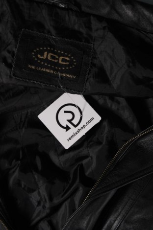 Ανδρικό δερμάτινο μπουφάν Jcc, Μέγεθος XL, Χρώμα Μαύρο, Τιμή 26,48 €