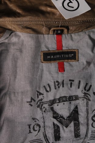 Ανδρικό δερμάτινο μπουφάν Mauritius, Μέγεθος L, Χρώμα Καφέ, Τιμή 138,60 €