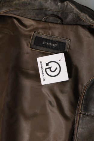 Pánska kožená bunda  Milestone, Veľkosť M, Farba Hnedá, Cena  85,81 €