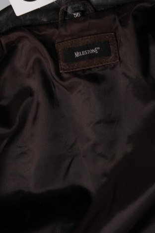 Pánska kožená bunda  Milestone, Veľkosť L, Farba Hnedá, Cena  85,81 €