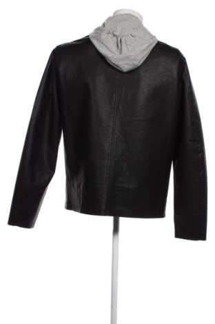 Ανδρικό δερμάτινο μπουφάν Only & Sons, Μέγεθος XL, Χρώμα Μαύρο, Τιμή 34,61 €