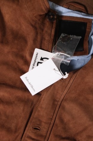 Pánska kožená bunda  Pedro Del Hierro, Veľkosť L, Farba Hnedá, Cena  159,34 €