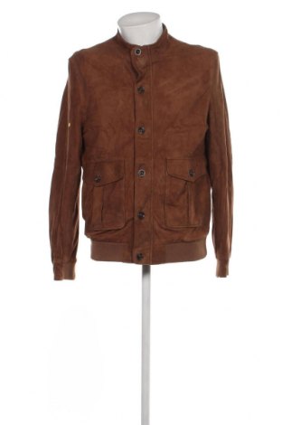 Pánska kožená bunda  Pedro Del Hierro, Veľkosť L, Farba Hnedá, Cena  159,34 €