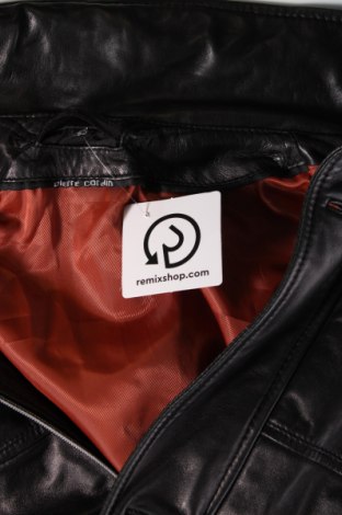 Ανδρικό δερμάτινο μπουφάν Pierre Cardin, Μέγεθος L, Χρώμα Μαύρο, Τιμή 84,65 €