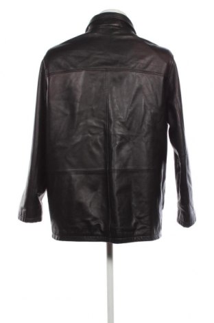 Ανδρικό δερμάτινο μπουφάν Pierre Cardin, Μέγεθος L, Χρώμα Μαύρο, Τιμή 84,65 €