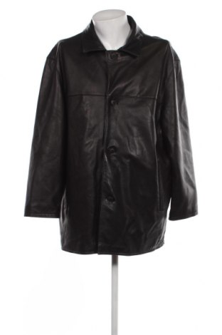 Мъжко кожено яке Pierre Cardin, Размер XXL, Цвят Черен, Цена 151,34 лв.