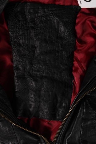 Ανδρικό δερμάτινο μπουφάν Superdry, Μέγεθος L, Χρώμα Μαύρο, Τιμή 85,98 €