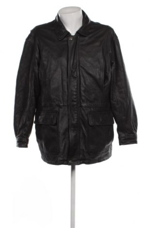 Ανδρικό δερμάτινο μπουφάν Today's Man, Μέγεθος XL, Χρώμα Μαύρο, Τιμή 27,80 €