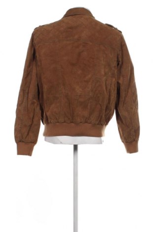Ανδρικό δερμάτινο μπουφάν Tom Tailor, Μέγεθος XL, Χρώμα Καφέ, Τιμή 46,06 €