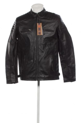 Ανδρικό δερμάτινο μπουφάν URBAN 5884, Μέγεθος XL, Χρώμα Μαύρο, Τιμή 157,73 €