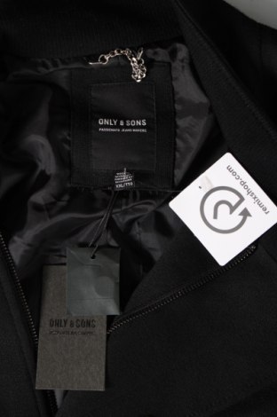 Palton de bărbați Only & Sons, Mărime XXL, Culoare Negru, Preț 231,97 Lei