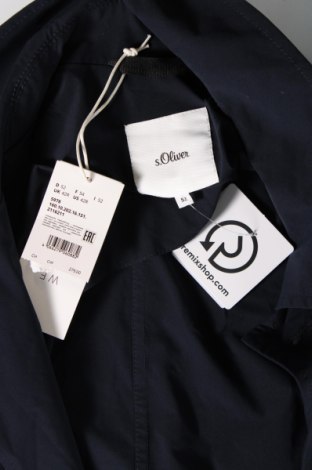 Ανδρικά παλτό S.Oliver, Μέγεθος L, Χρώμα Μπλέ, Τιμή 23,61 €