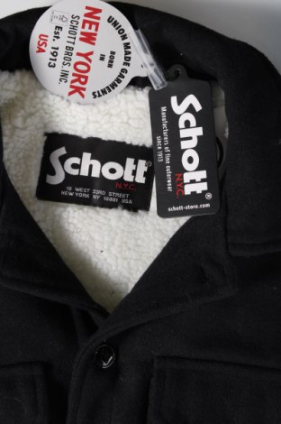 Мъжко палто Schott, Размер L, Цвят Син, Цена 83,04 лв.