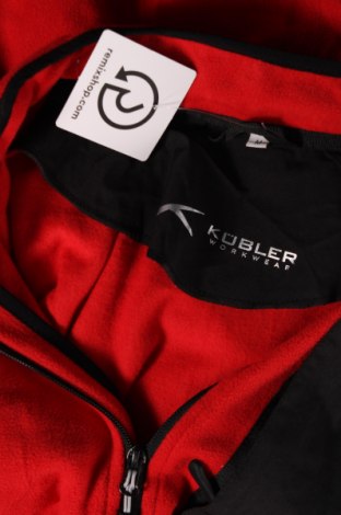 Ανδρική ζακέτα fleece Kubler, Μέγεθος M, Χρώμα Κόκκινο, Τιμή 6,58 €